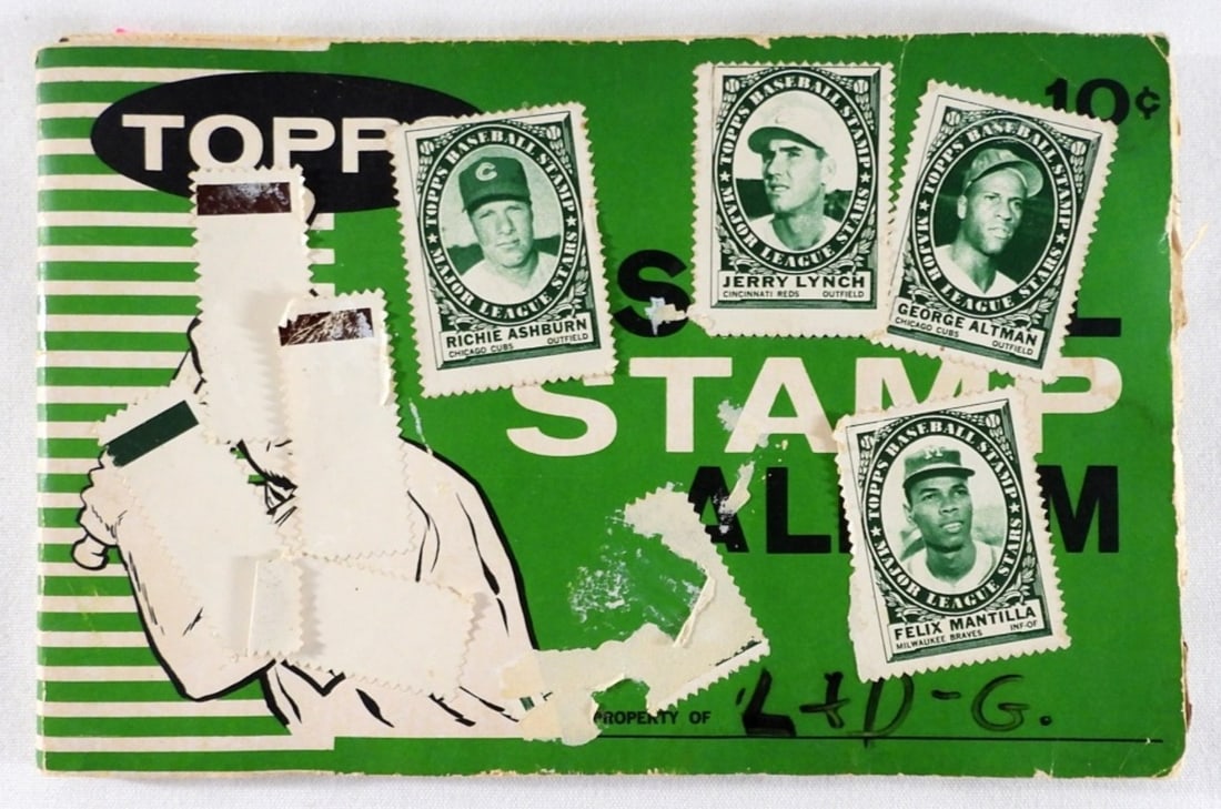 1961 TOPPS BASEBALL STAMP & ALBUM (1 of 4)
