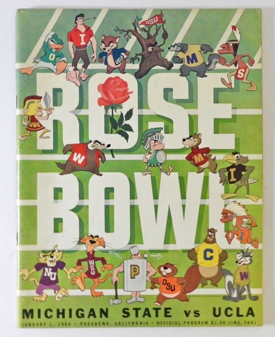 1966 ROSE BOWL OFFICIAL PROGRAM BOOK (1 of 2)