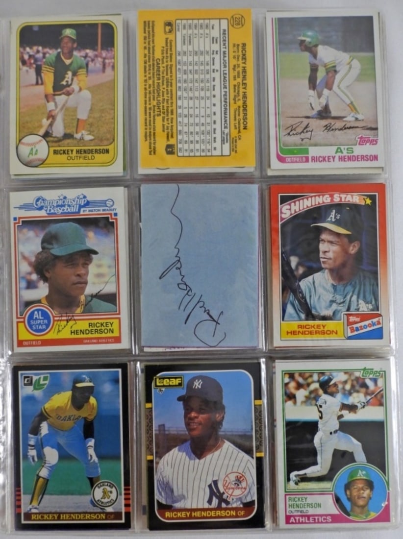 LARGE CARD ALBUM HENDERSON, TRAMMELL (1 of 5)