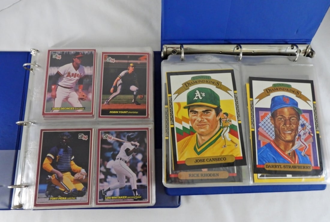 (2) ALBUM LOT - OVERSIZED DONRUSS CARDS (1 of 5)