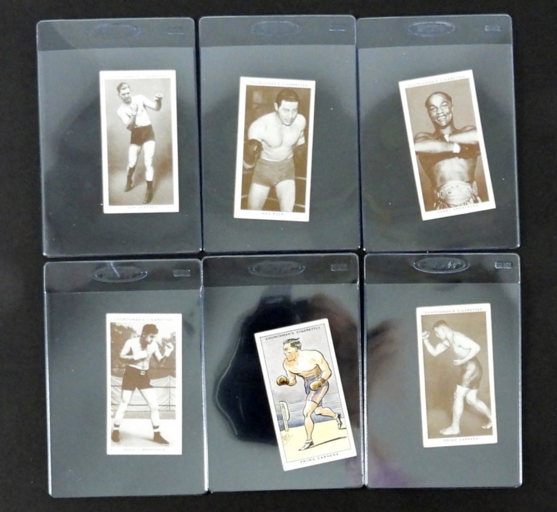 (5)1938 WA & AC Churchman Boxing Personalities (1 of 2)