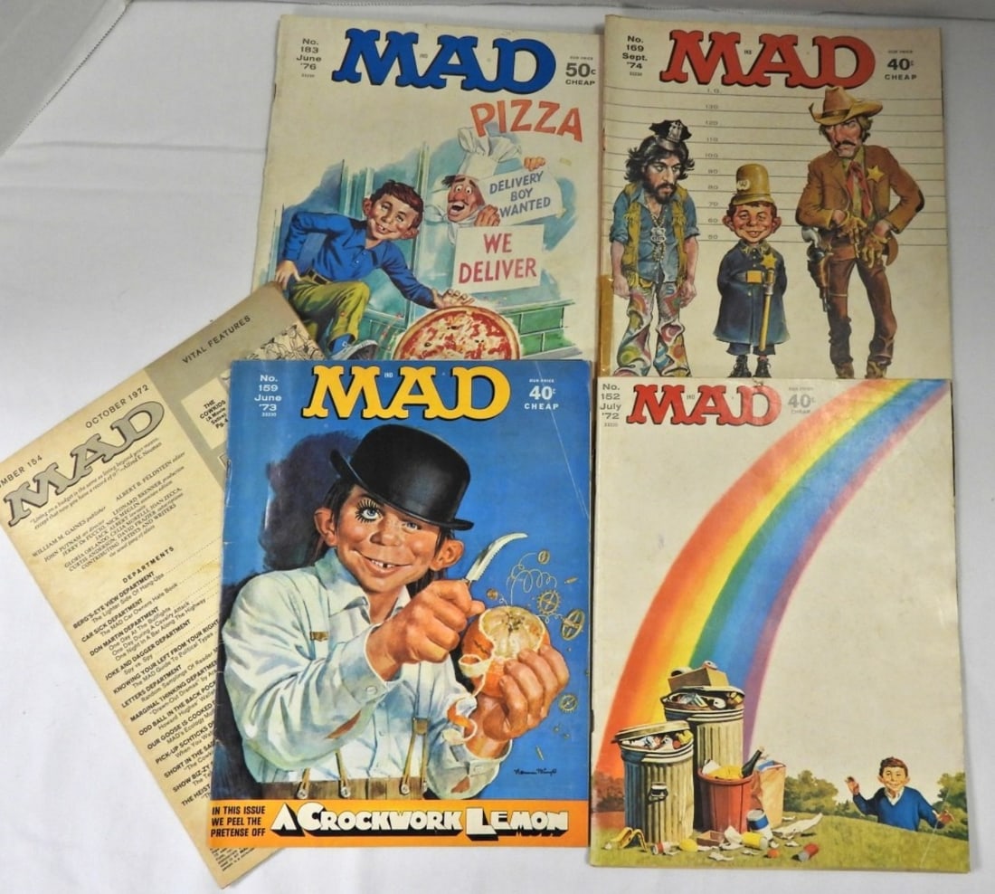 (5) MAD MAGAZINE's 1972-1976 (1 of 1)