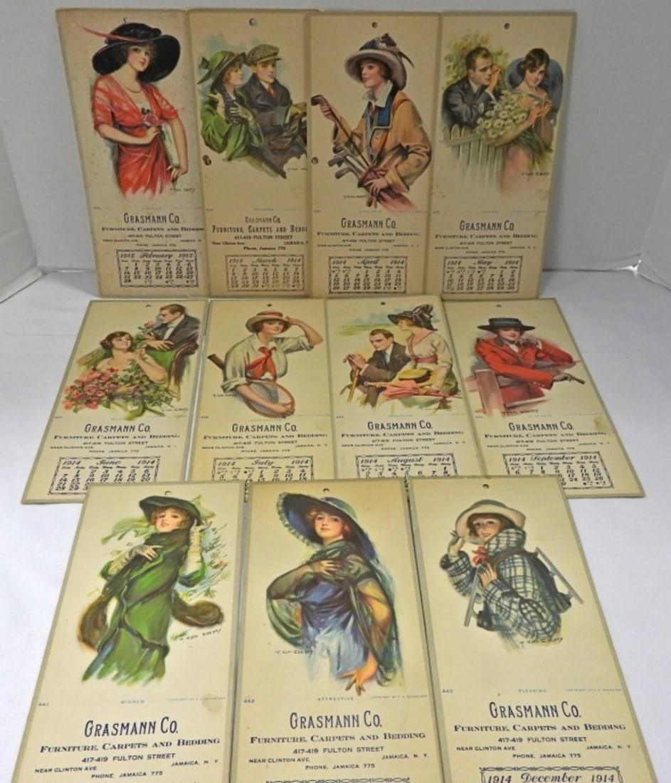 1914 ADVERTISEMENT CALENDAR (1 of 3)