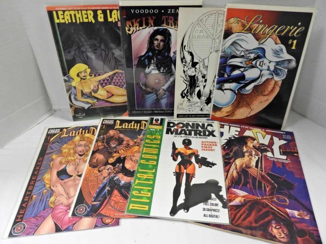 MATURE ADULT COMIC BOOK LOT (1 of 2)