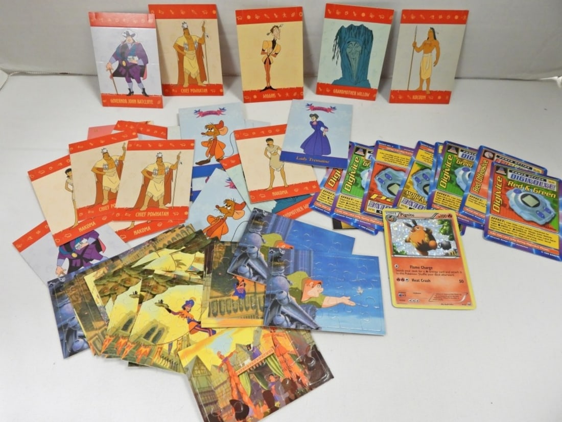 WALT DISNEY SKYBOX CARDS & PUZZLES (1 of 2)