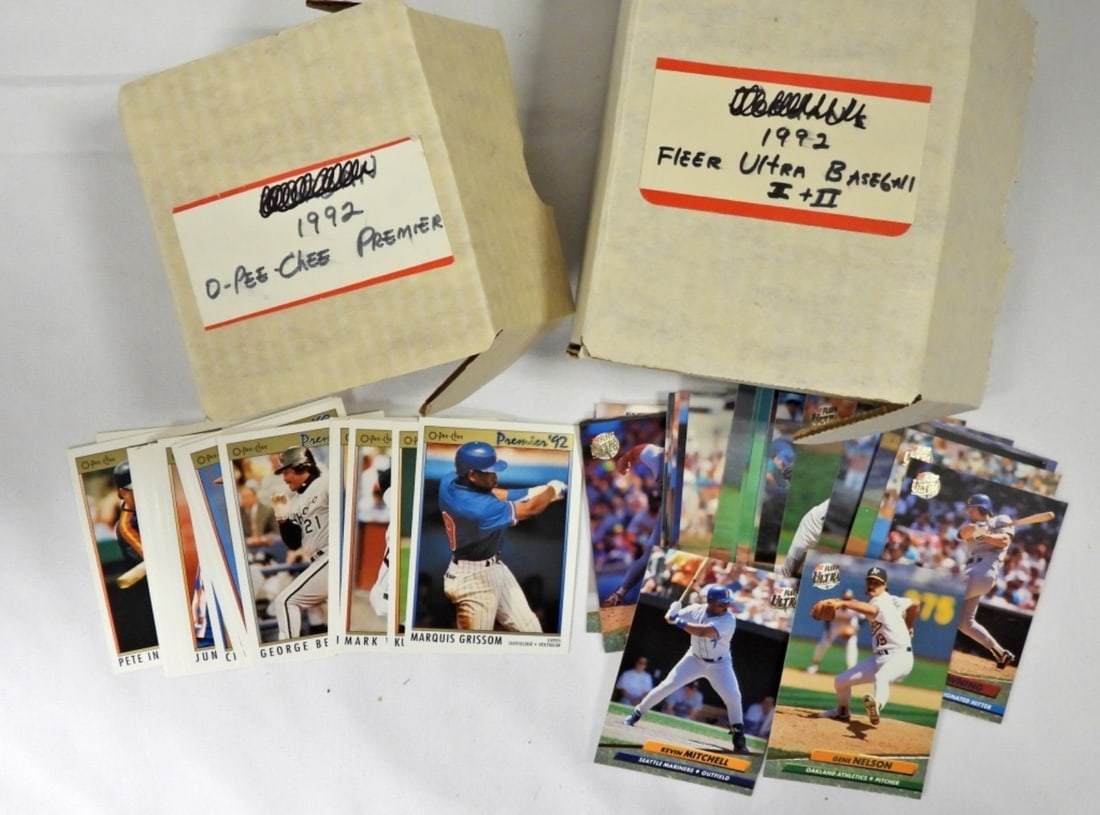 1992 OPC & 1992 FLEER ULTRA BASEBALL (1 of 2)