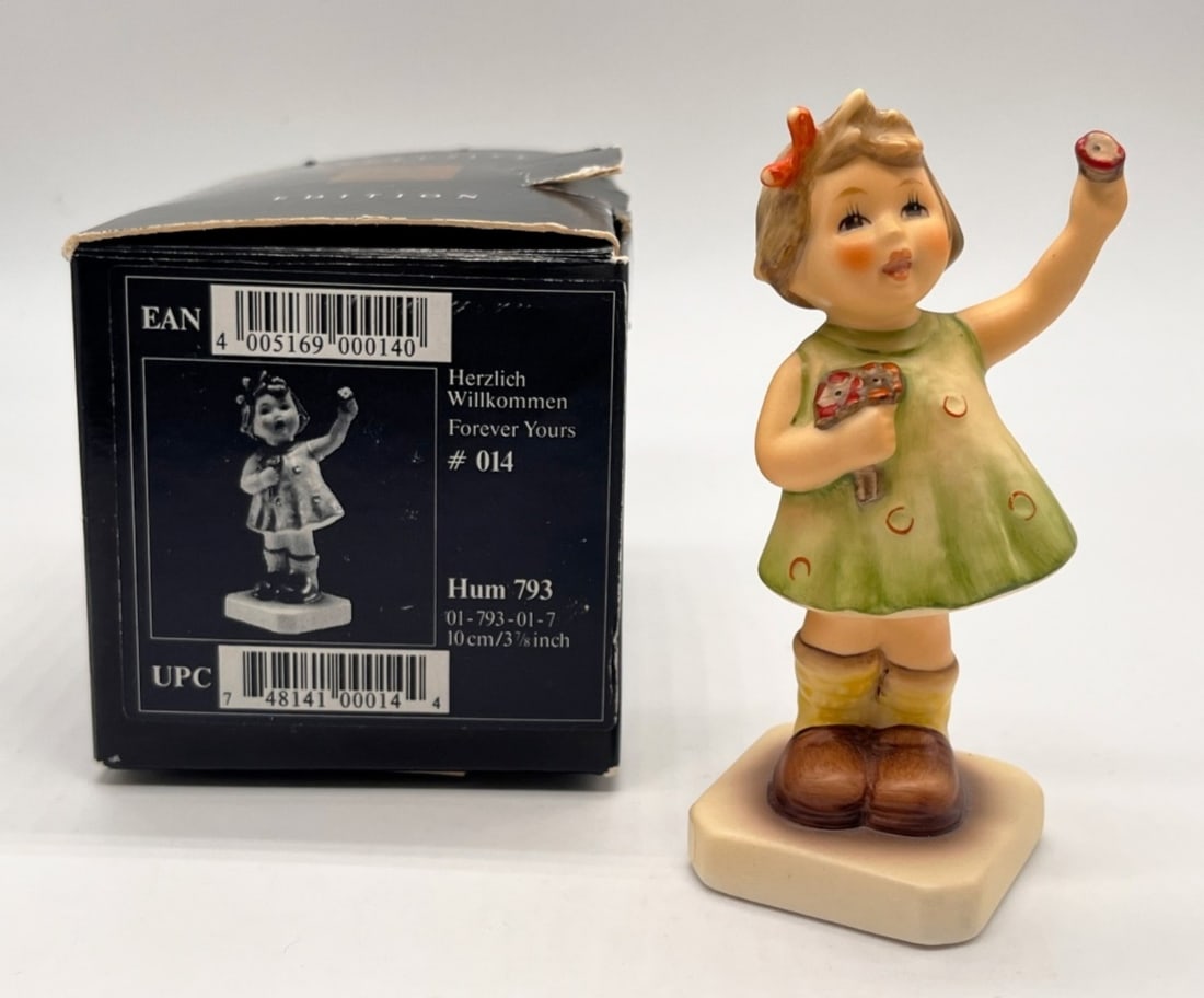 Exclusive Edition "Forever Yours" Hummel: Goebel Hummel Exclusive Edition "Forever Yours" #014 Hum 793 01-793-01-7 3.875". Original Box 1994