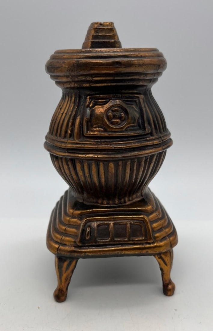 Potbelly Wood Stove Coin Bank (1 of 3)