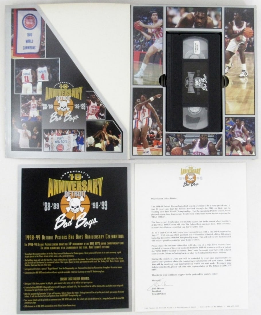 DETROIT BAD BOYS 10 YEAR ANNIV VHS SET (1 of 5)