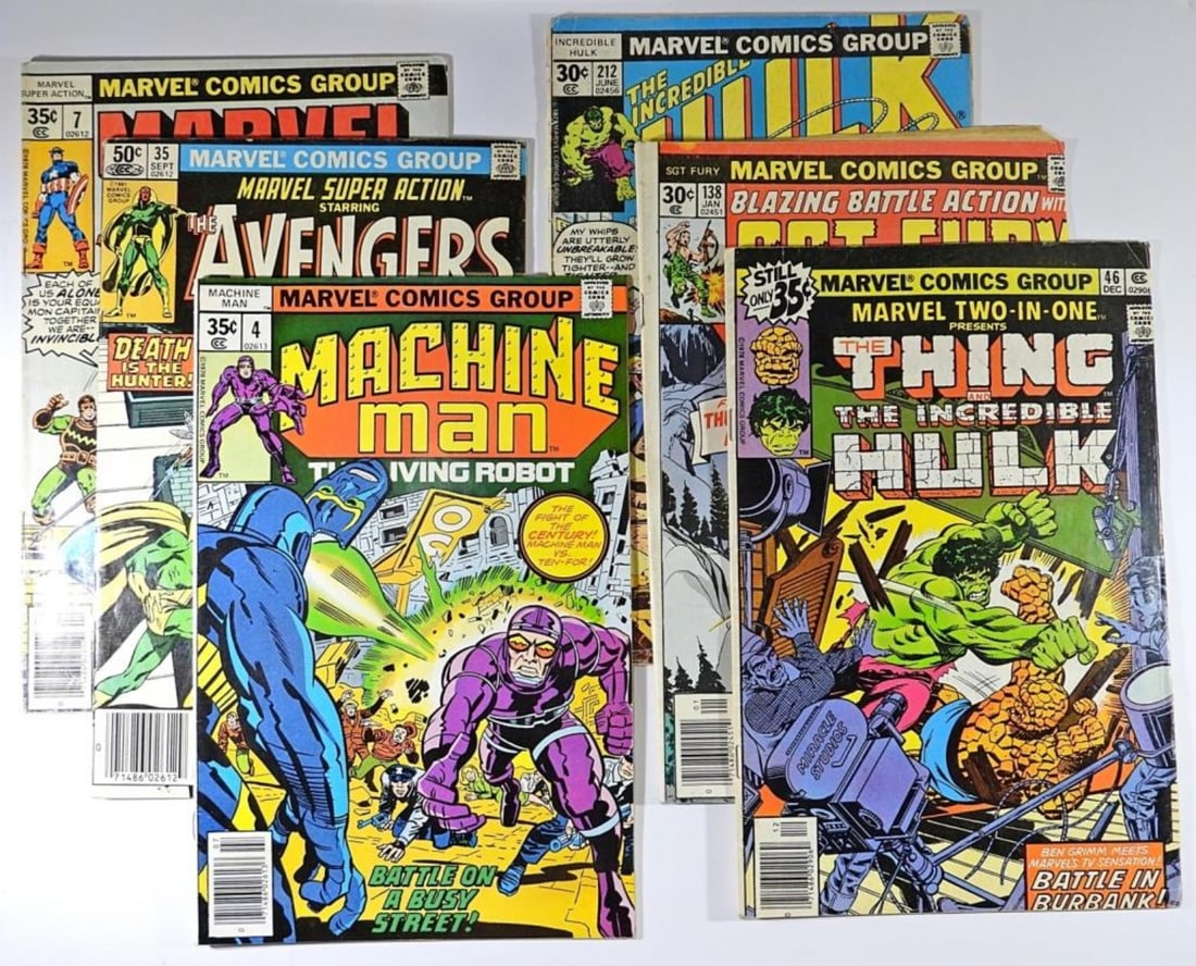 (6) MARVEL COMIC BOOKS: (1 of 2)