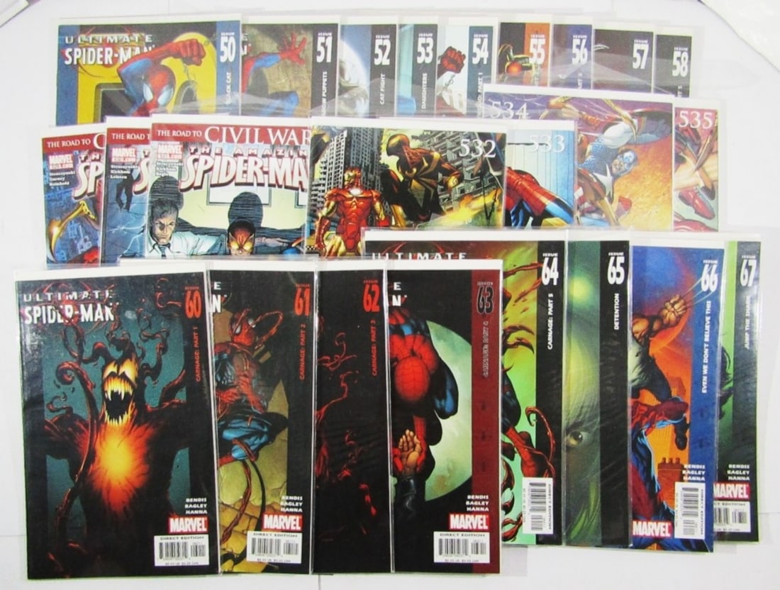 (24) MARVEL SPIDER-MAN COMICS: (1 of 5)