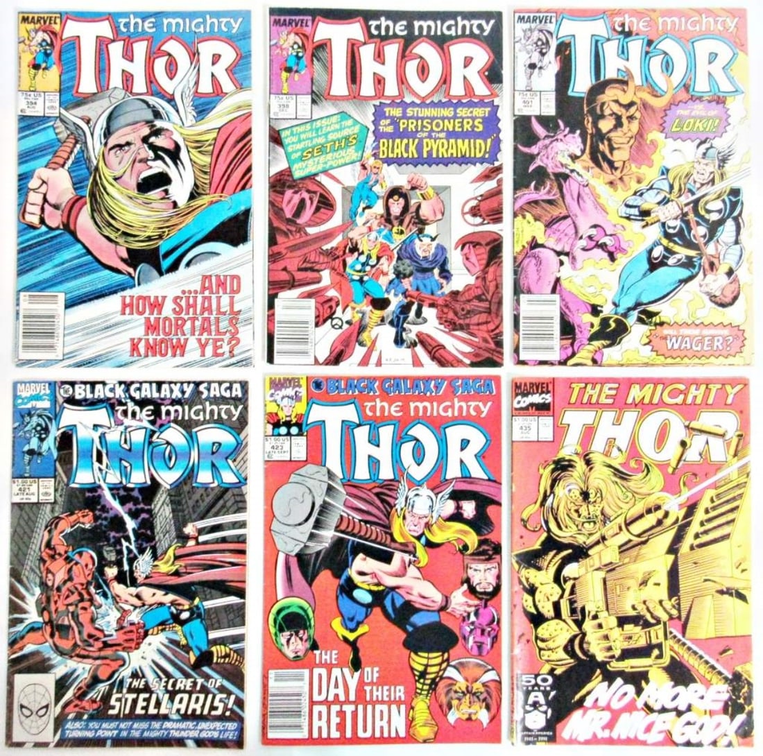 (6) MARVEL THE MIGHTY THOR COMICS (1 of 2)