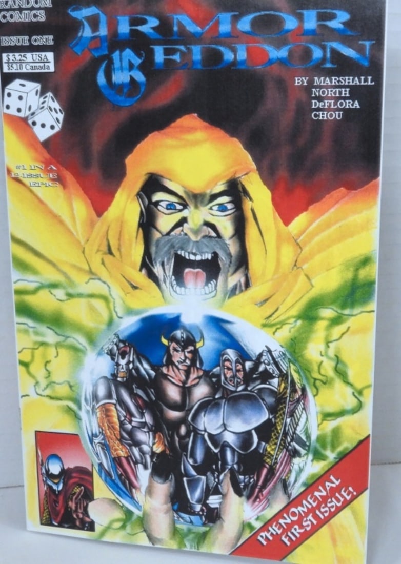 AUTOGRAPHED #91c/120 ARMOR GEDDON #1 (1 of 4)