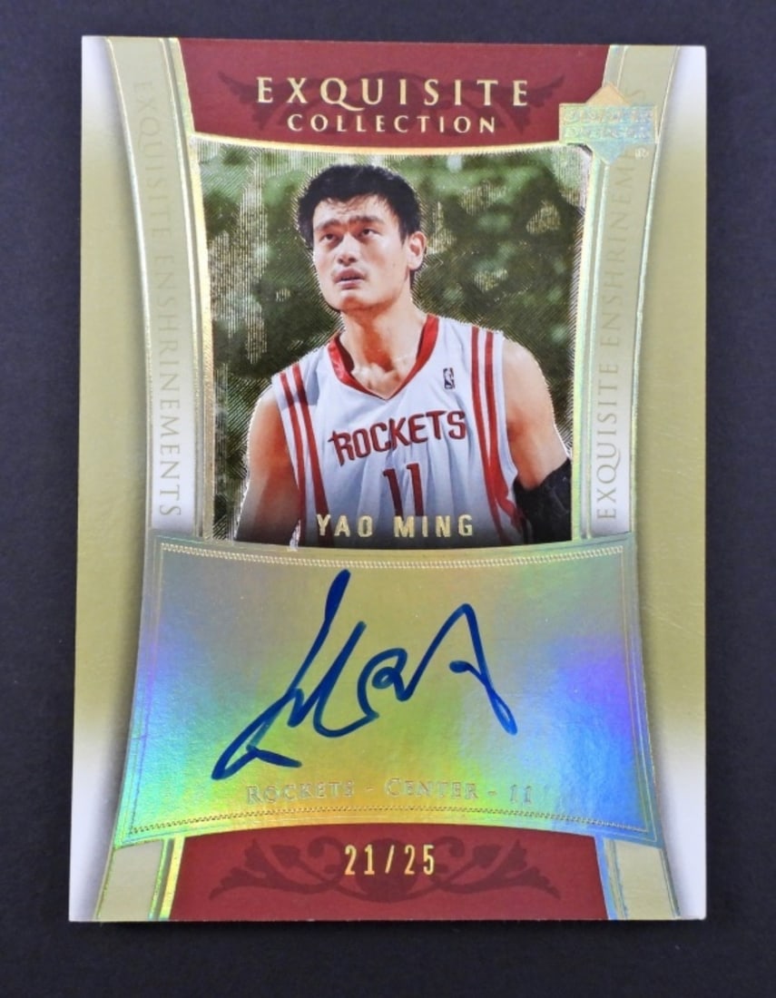 YAO MING EXQUISITE ENSHRINEMENTS AUTO (1 of 2)