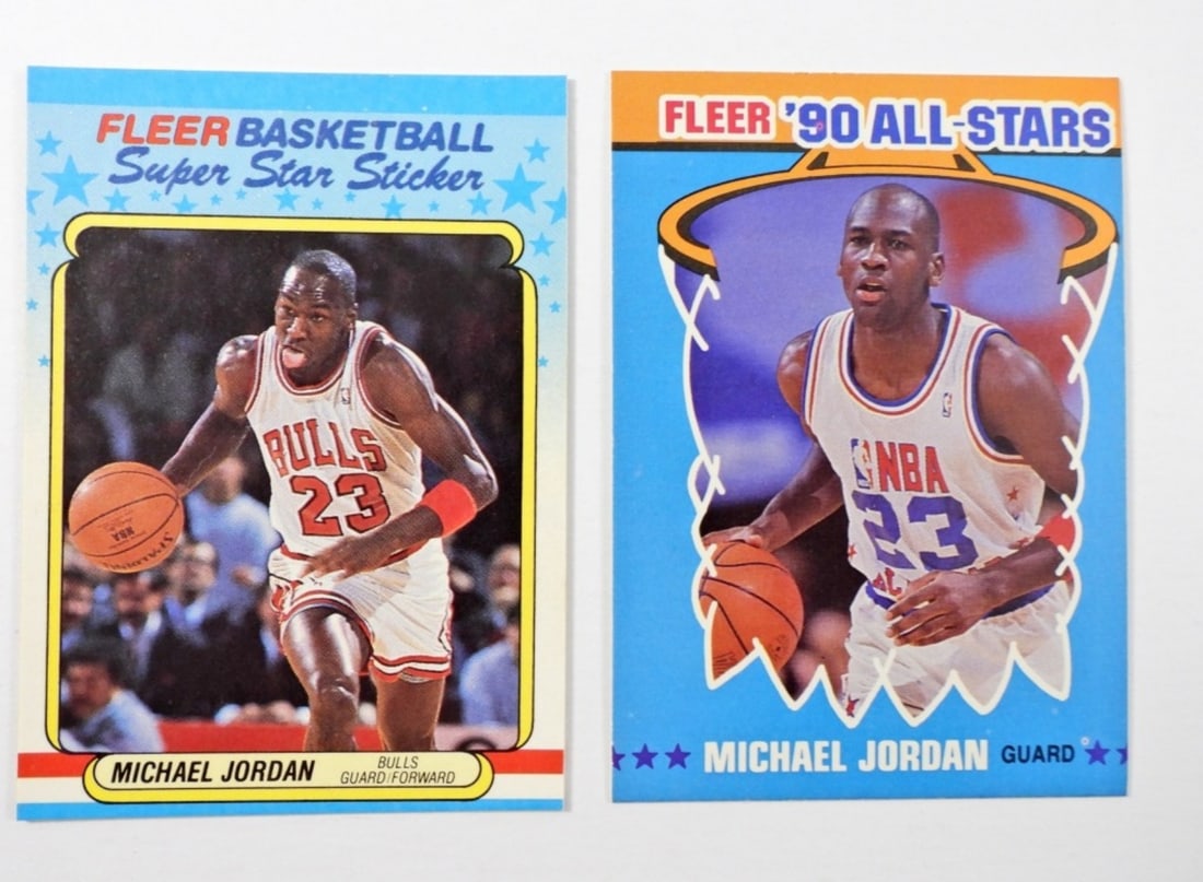 1988 FLEER STICKER & 1990 FLEER ALL-STAR (1 of 2)