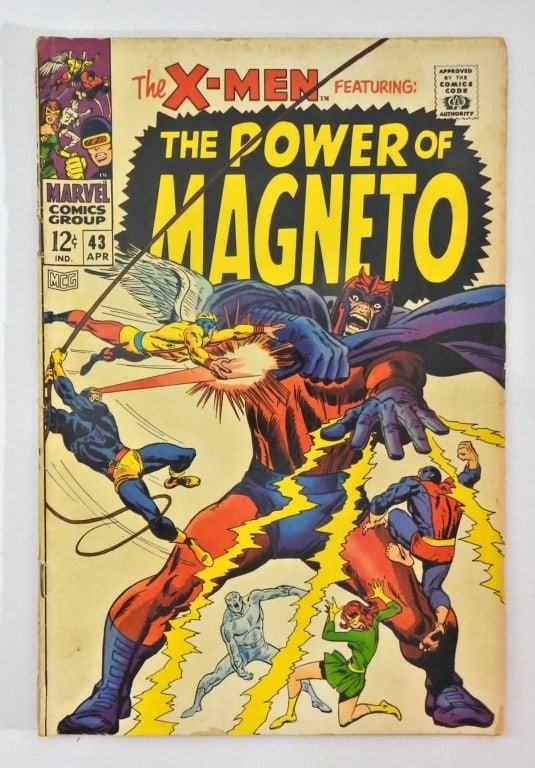X-Men #43 Marvel 1968 Magneto Cover (1 of 4)