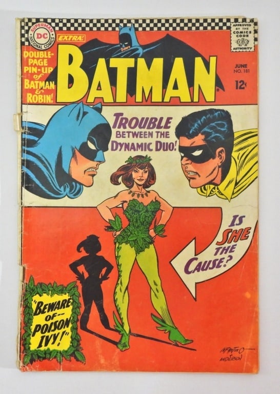 1966 DC BATMAN #181 1ST POISON IVY (1 of 4)