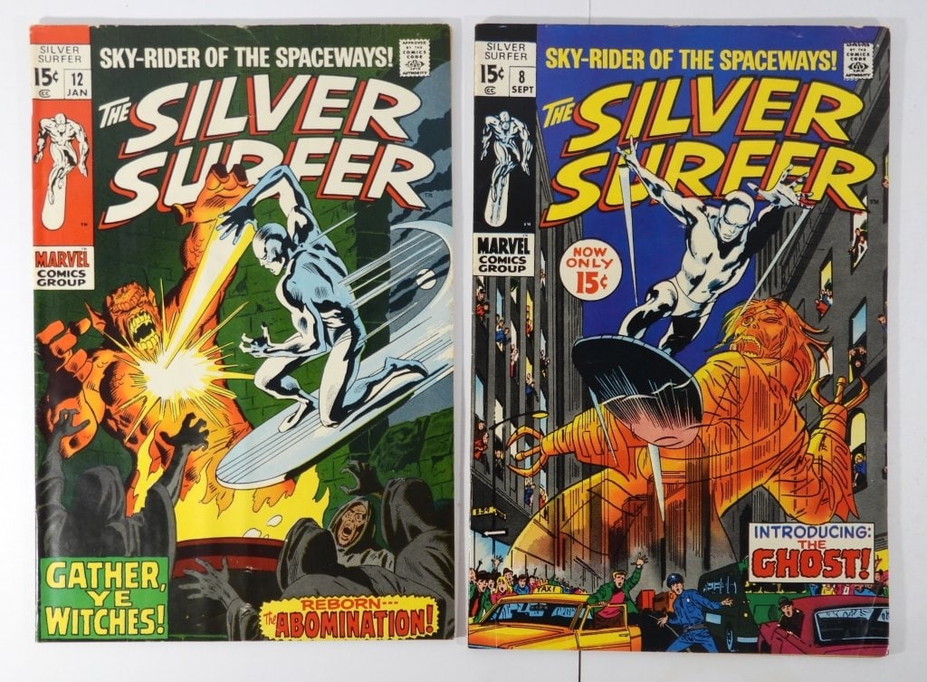 1969 MARVEL SILVER SURFER #8 & #12 (1 of 3)
