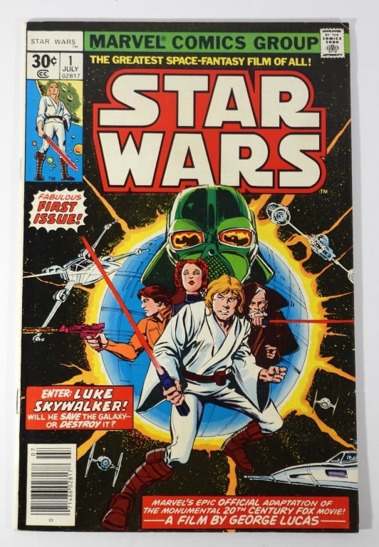 Star Wars #1 1977 Marvel Comics Newsstand (1 of 4)