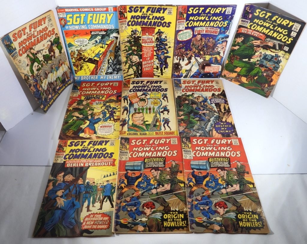 (11) Sgt. Fury & His Howling Commandos Lot (1 of 4)