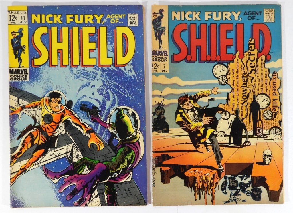 (2) Marvel Nick Fury, Agent of S.H.I.E.L.D #3 & 11 (1 of 3)