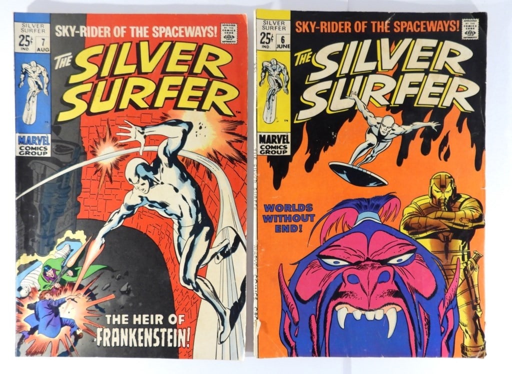 SILVER SURFER #6 & #7 MARVEL 1969 (1 of 3)