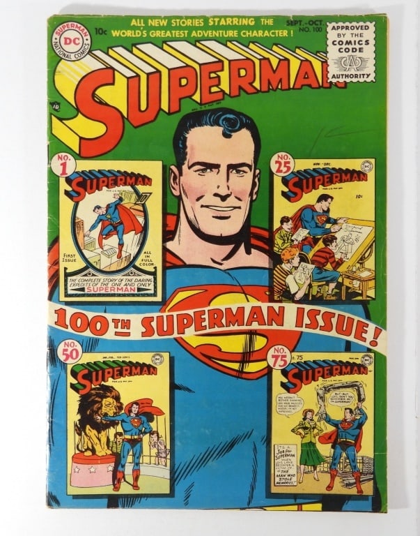 SUPERMAN #100 (1955) DC COMICS (1 of 4)