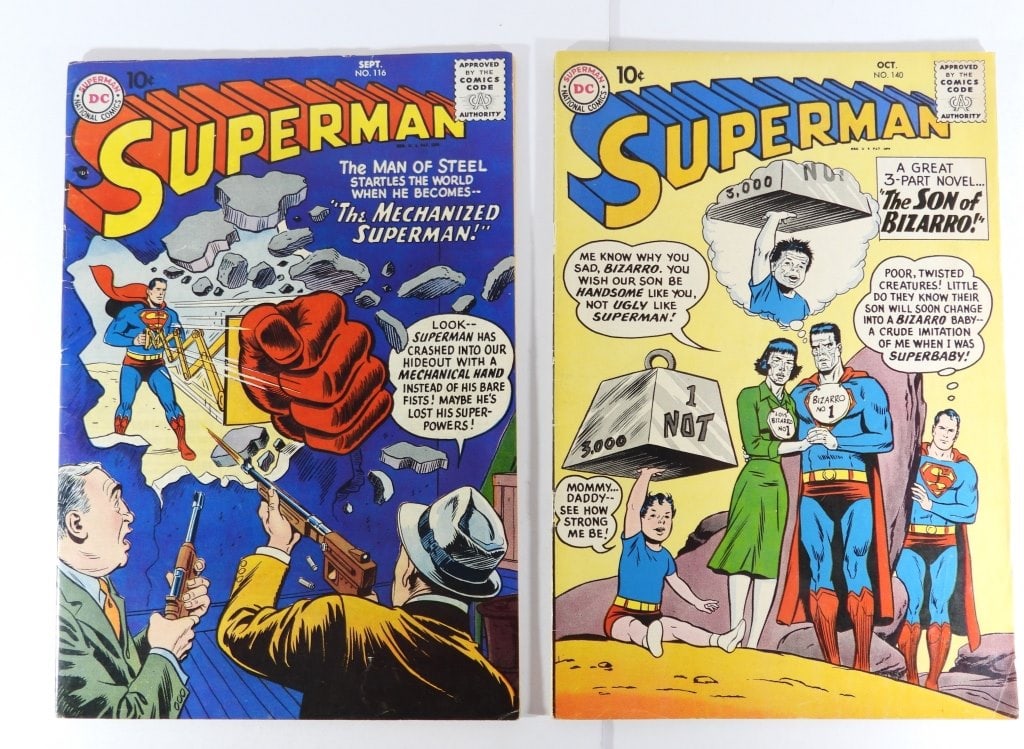 SUPERMAN #116 & #140 DC COMICS (1 of 3)