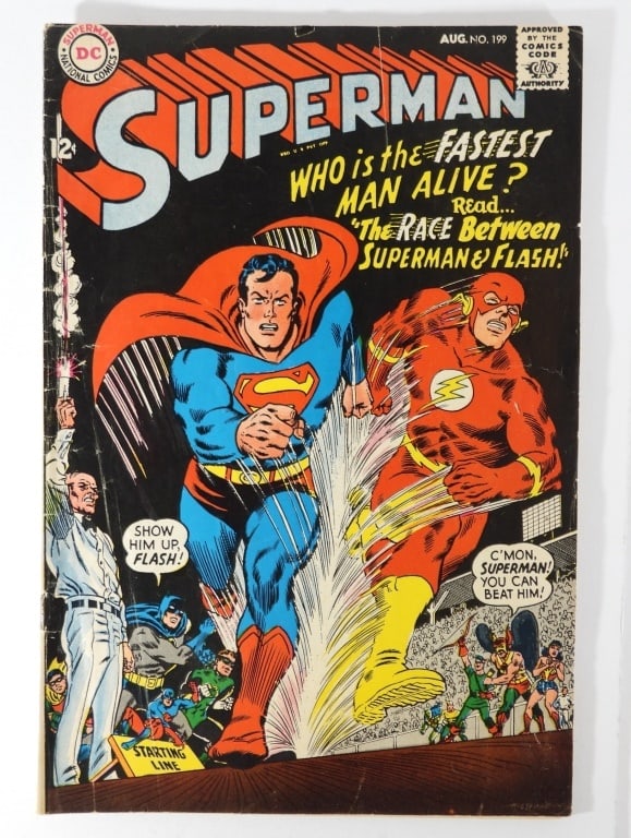 SUPERMAN #199 1967 DC COMICS (1 of 4)