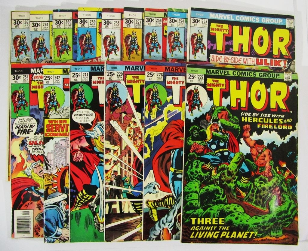 (15) MARVEL THOR BRONZE AGE LOT (1 of 7)