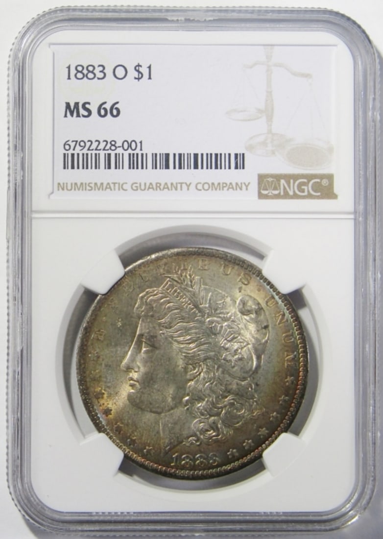 1883-O MORGAN DOLLAR NGC MS-66 (1 of 4)