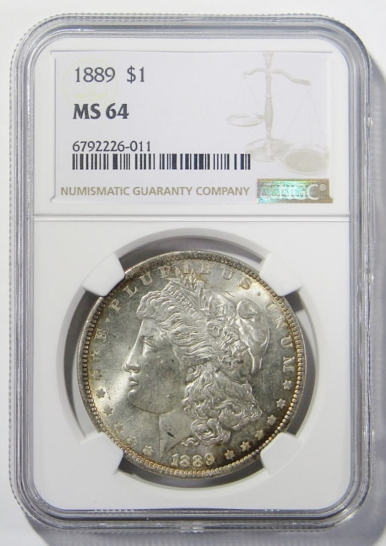 1889 MORGAN DOLLAR NGC MS-64 (1 of 4)