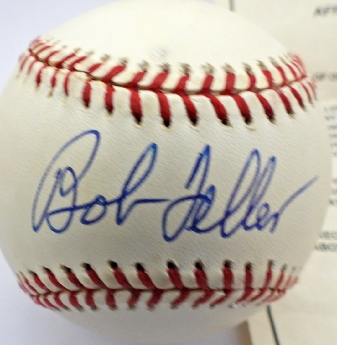 BOB FELLER AUTOGRAPHED BASEBALL (1 of 4)