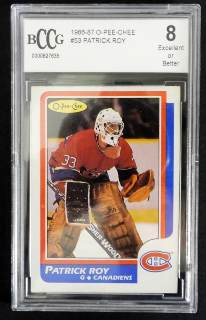 1986-87 O-PEE-CHEE #53 PATRICK ROY (1 of 3)