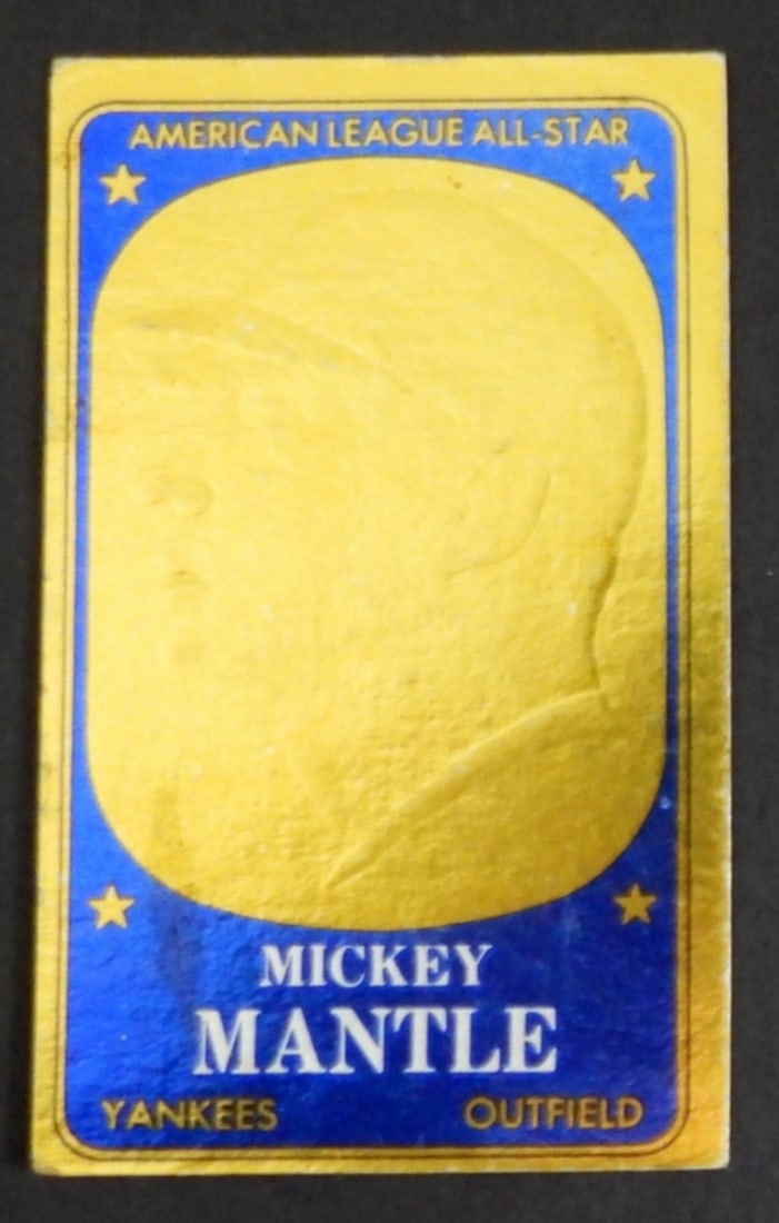 1965 TOPPS EMBOSSED MICKEY MANTLE (1 of 2)