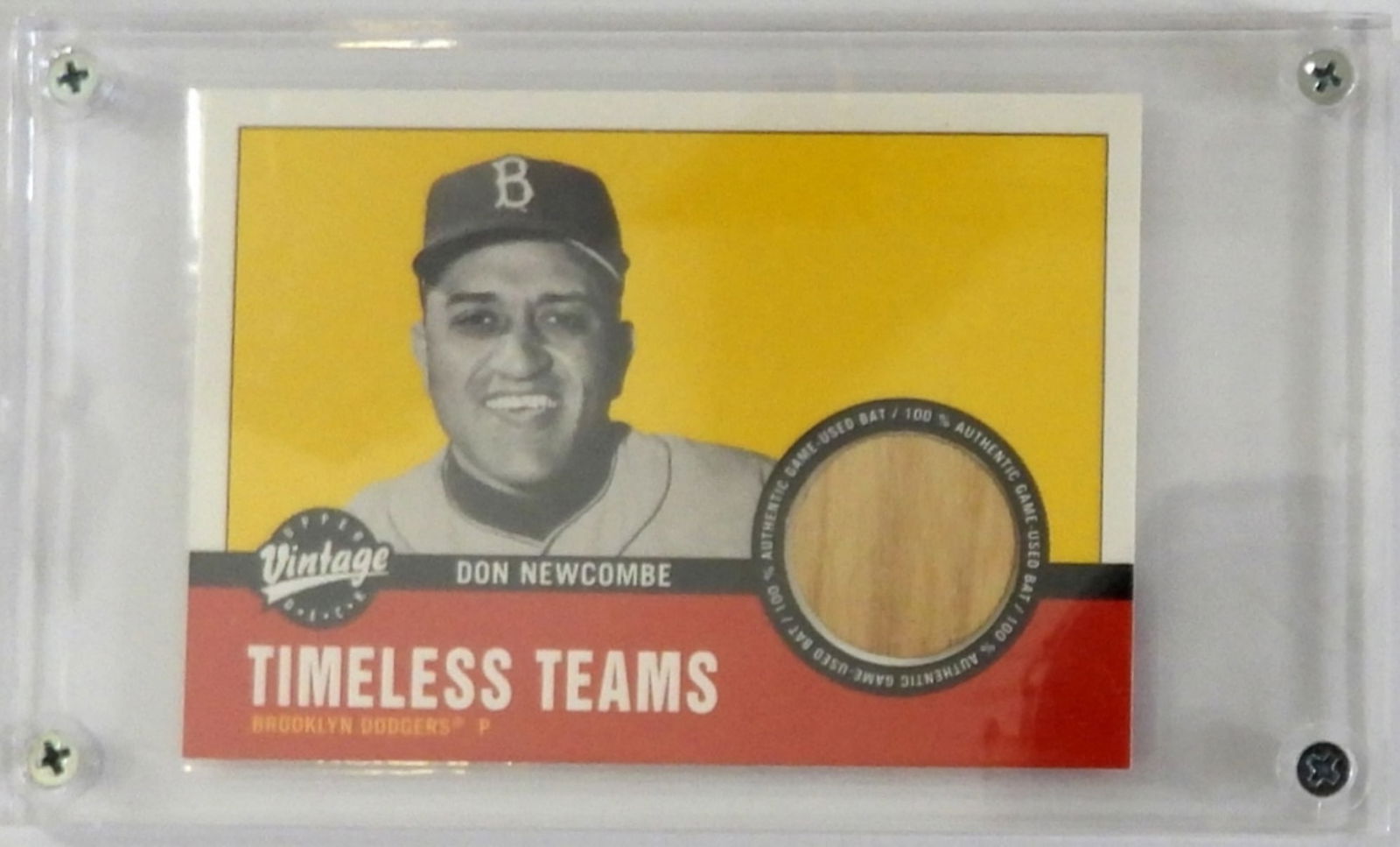 2001 UPPER DECK TIMELESS TEAMS NEWCOMBE (1 of 2)