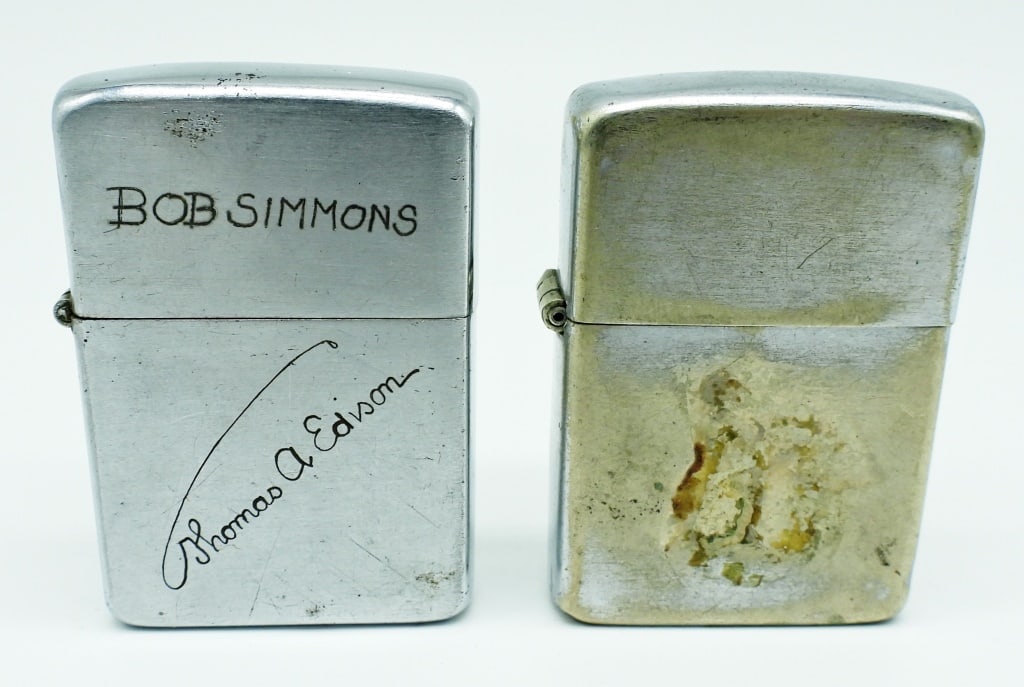 (2) PAT. 2032695 ZIPPO LIGHTERS (1 of 4)