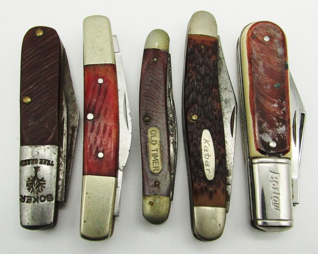 (5) Vintage Folding Pocket Knives (1 of 7)