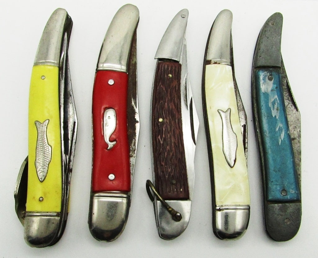 (5) Vintage Folding Pocket Knives (1 of 7)
