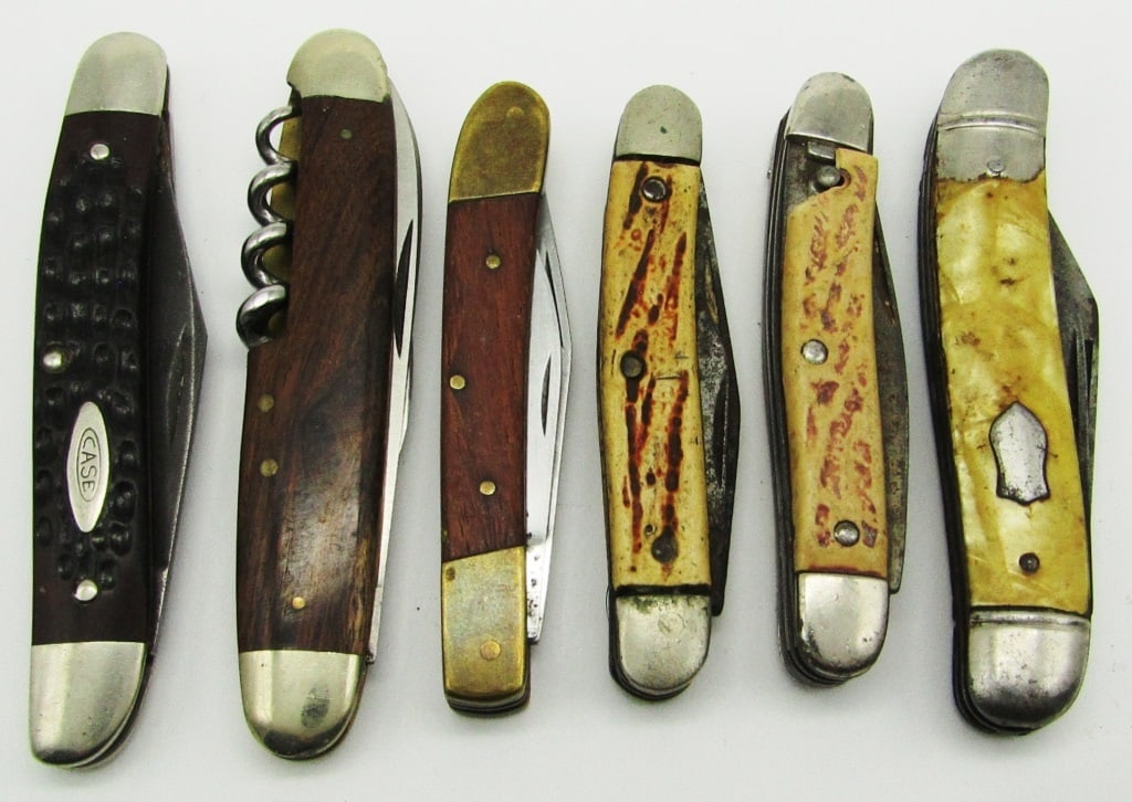 (6) Vintage Folding Pocket Knives (1 of 8)