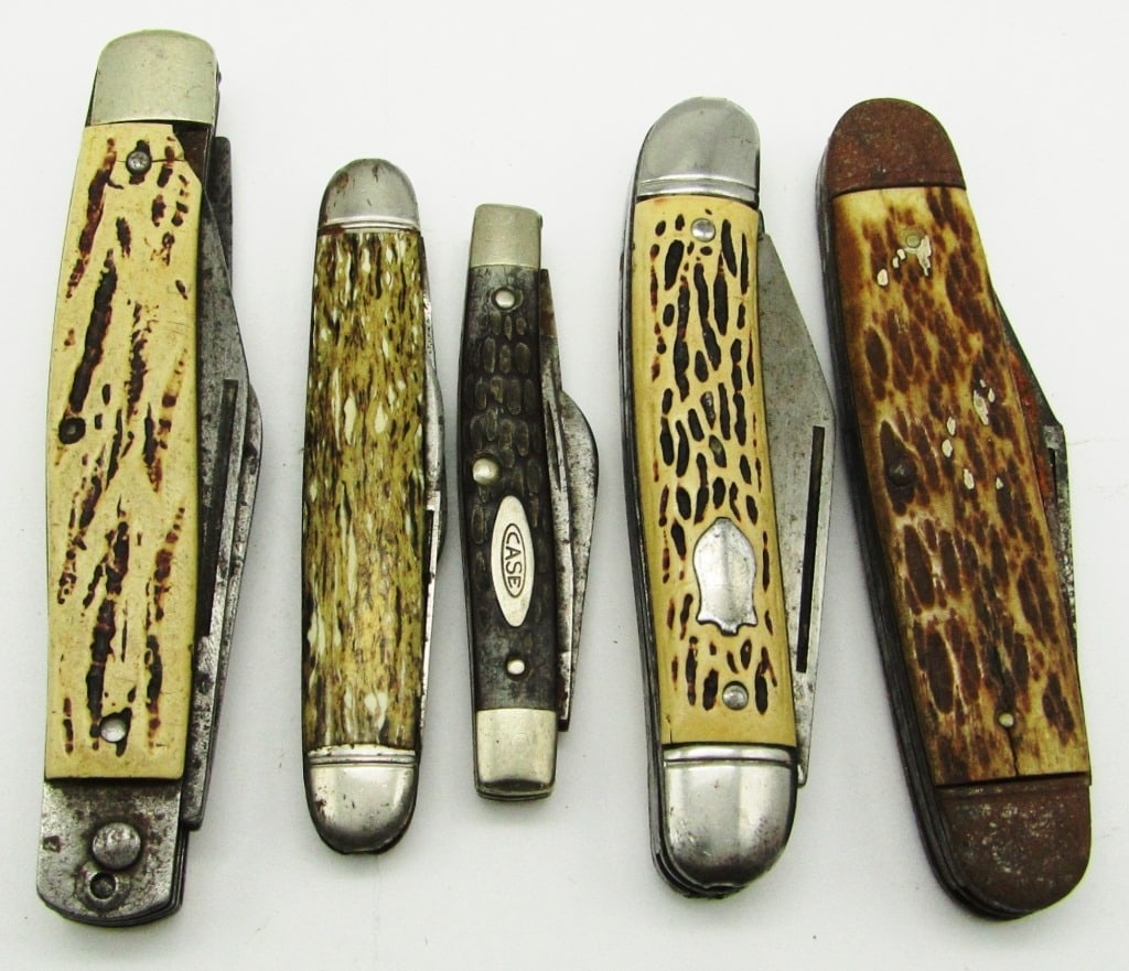 (5) Vintage Folding Pocket Knives (1 of 7)
