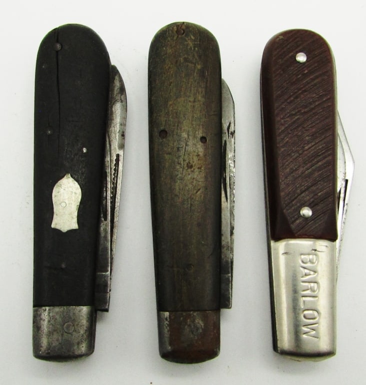 (3) Vintage Folding Pocket Knives (1 of 5)