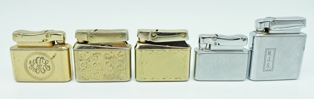 (5) KREISLER SEMI-AUTOMATIC TABLE LIGHTERS (1 of 3)