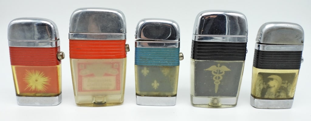 (5) VU VINTAGE LIGHTERS (1 of 4)