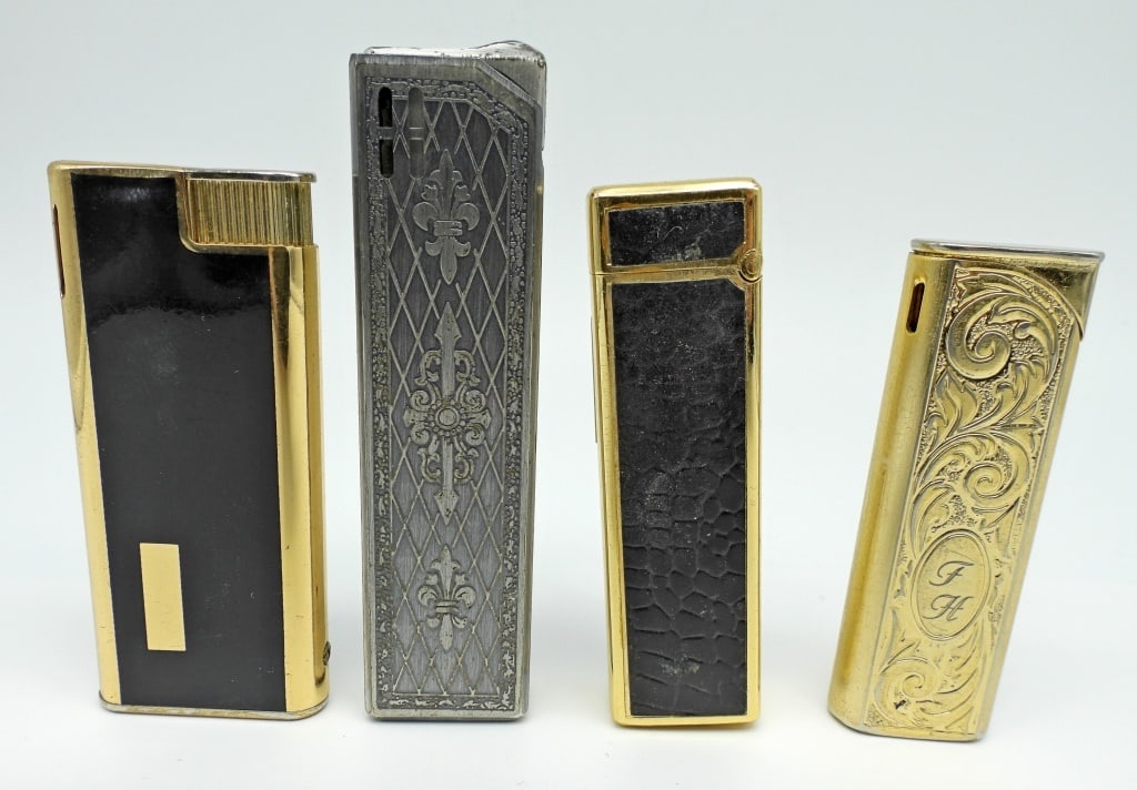 (4) VINTAGE COLIBRI LIGHTERS (1 of 3)