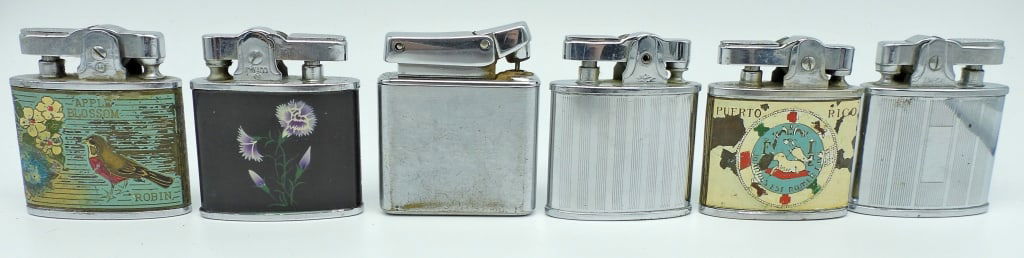 (6) SEMI-AUTOMATIC TABLE LIGHTERS (1 of 3)