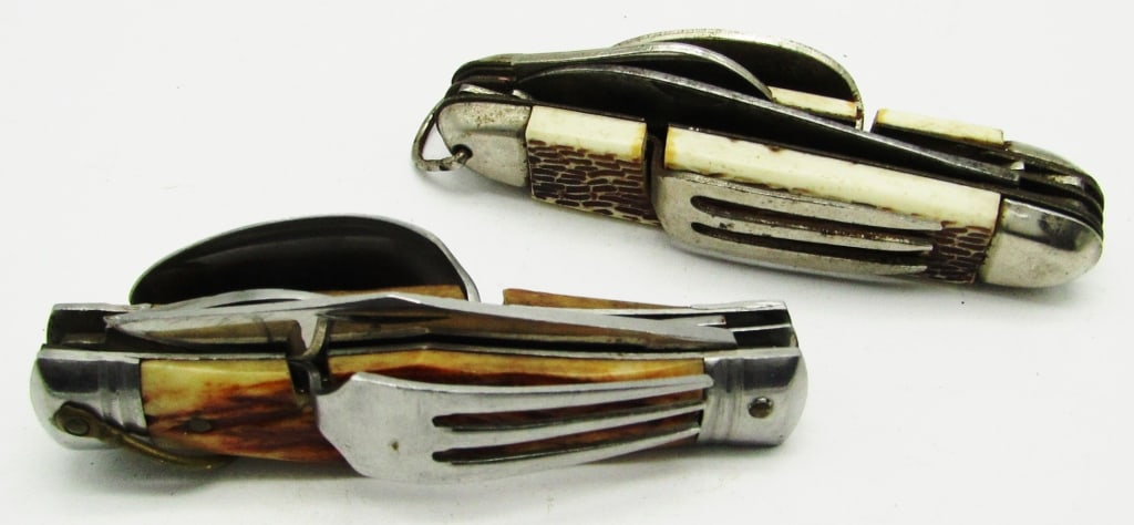 (2) Vintage "Hobo" Knife Multi-Tools (1 of 3)