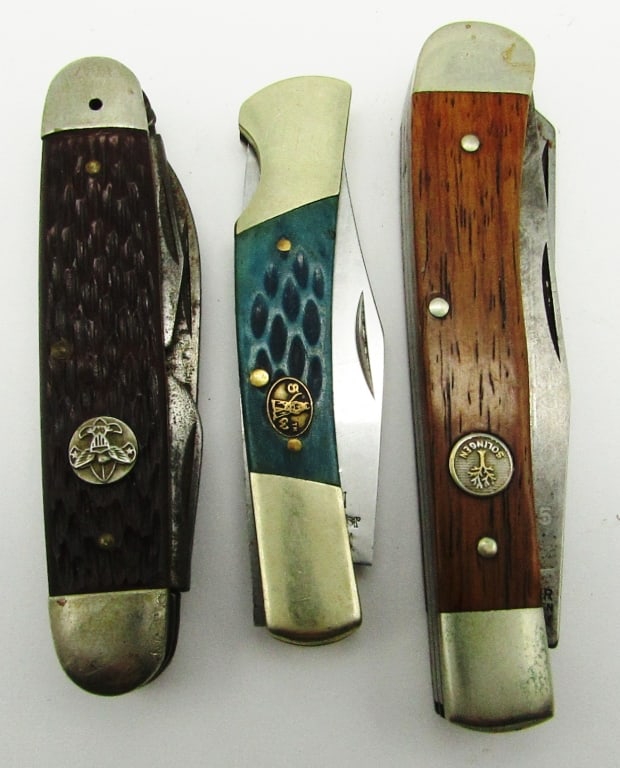 (3) Vintage Folding Pocket Knives (1 of 5)