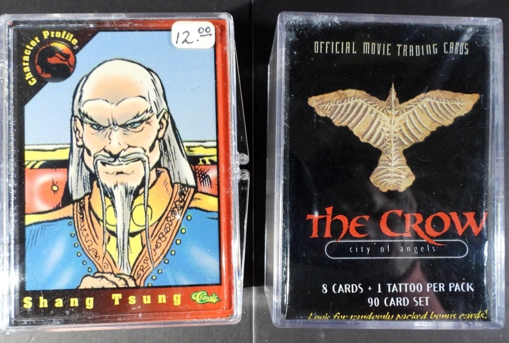 CLASSIC CHARACTER PROFILE SET & THE CROW: BOTH SETS LOOK TO BE COMPLETE BUT UNVERIFIED