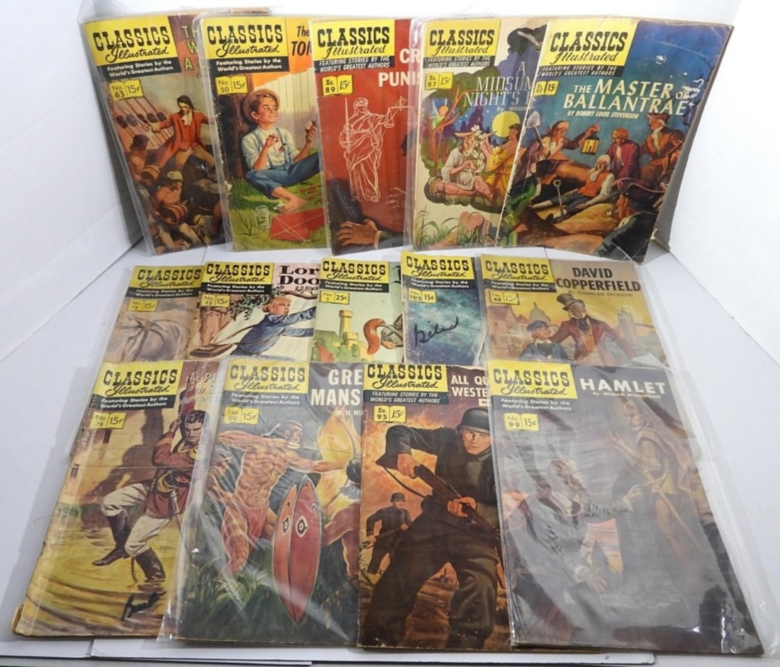 (14) VTG CLASSIC ILLUSTRATED 1950s (1 of 5)